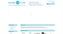 Desktop Screenshot of madeinlive.com